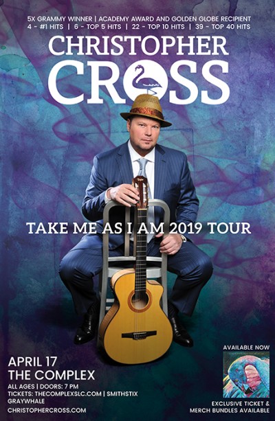 Christopher Cross - Wednesday April 17th, 2019 At The Complex Lake City, Events