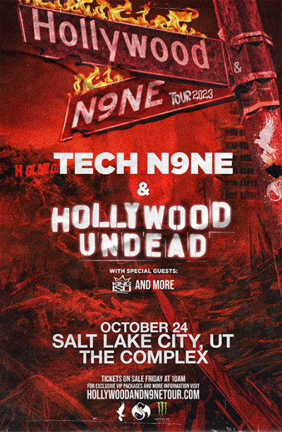 TECH N9NE + Hollywood Undead - Hollywood & N9NE Tour 2023