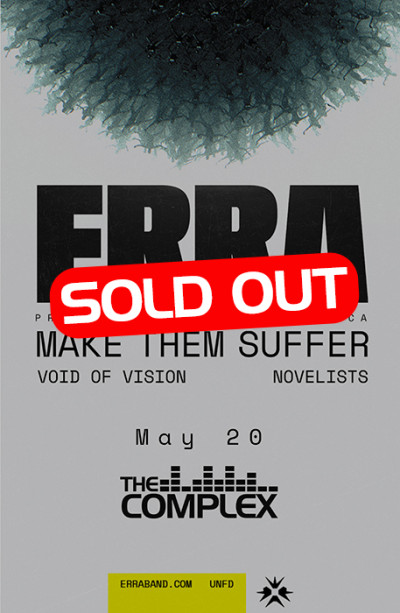 ERRA: CURE NORTH AMERICA - SOLD OUT
